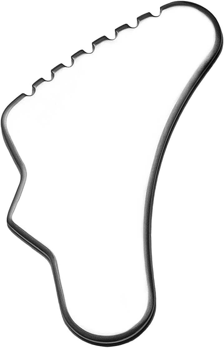 Sacheu Herramienta Gua Sha de cuerpo de acero inoxidable para cara,...