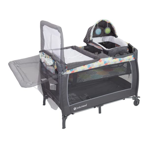 Parque infantil Baby Trend Lil' Snooze™ Deluxe II Nursery Center®,...