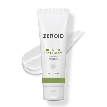 ZEROID | Crema intensiva de ungüento | Hidratante facial para pieles extremadamente secas | Crema facial para pieles sensibles y desordenadas | Cuidado intensivo de la piel | Loción facial para calmar e hidratar | 2.7 fl oz (2.7 fl oz)