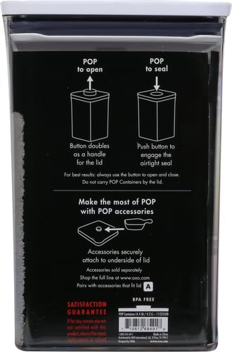 OXO Good Grips - Contenedor POP de 4.4 cuartos de galón, 4.2 L, rec...