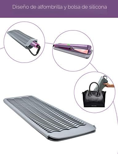 ANGENIL - Alfombrilla profesional de silicona resistente al calor p...