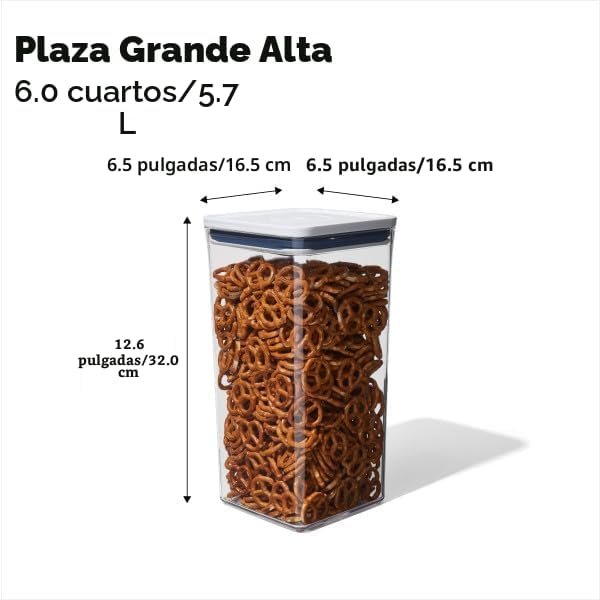 OXO Good Grips POP - Recipiente hermético para almacenamiento de al...