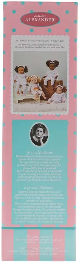 Madame Alexander Muñeca My Little Girl Rainbow Overalls de 14 pulga...