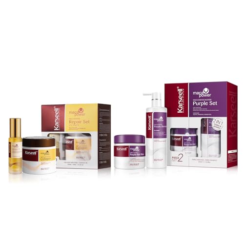Karseell Aceite de colágeno para el cabello, mascarilla para el cab...