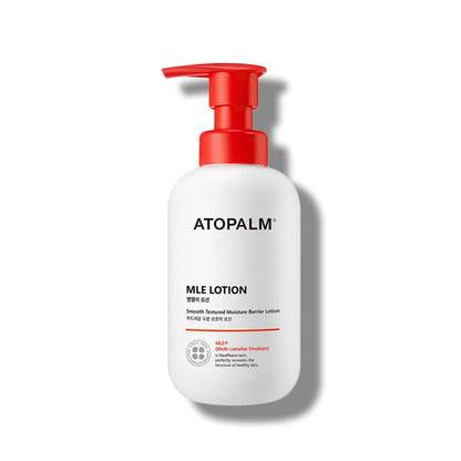 ATOPALM MLE Loción 300ml 10,1 onzas líquidas para piel sensible, 48 horas de hidratación larga con ceramida, loción hidratante duradera para bebé, fortalecedora de la barrera cutánea, alivio del