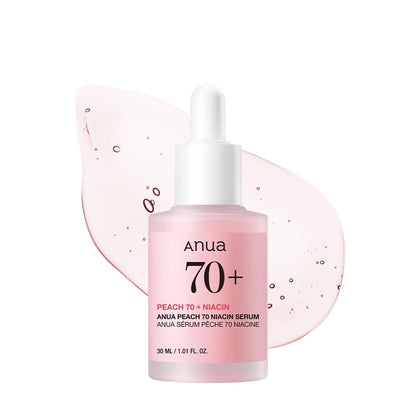 Suero Anua Peach 70 Niacinamida 30ml / suero facial hidratante y aclarar / belleza limpia diaria (1.01 fl. oz.)