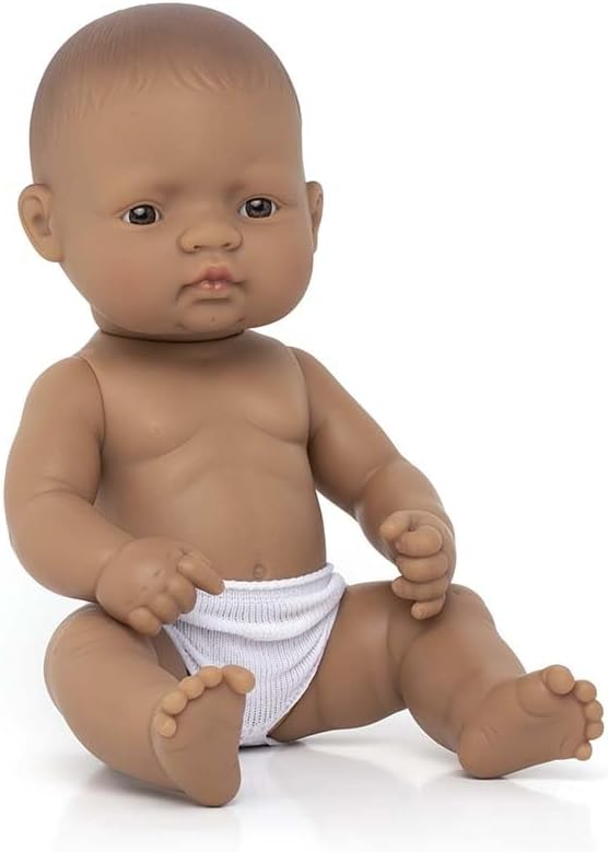 Muñeca de bebé recién nacida Miniland, anatómicamente correcta, 12....