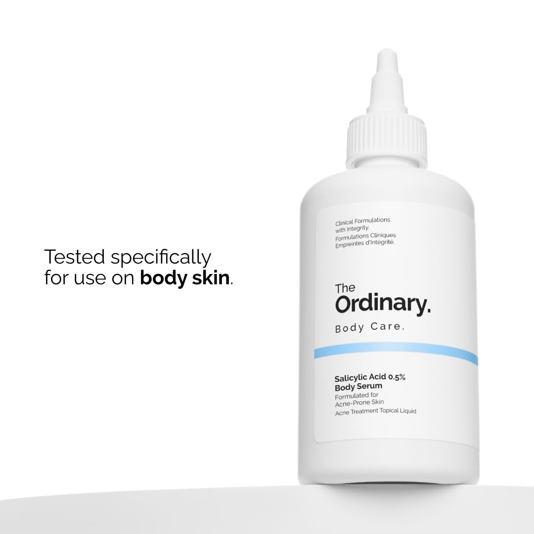The Ordinary Suero corporal de ácido salicílico al 0.5%, tratamiento exfoliante para piel propensa al acné, 8.1 onzas líquidas