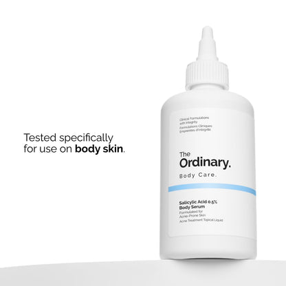 The Ordinary Suero corporal de ácido salicílico al 0.5%, tratamiento exfoliante para piel propensa al acné, 8.1 onzas líquidas