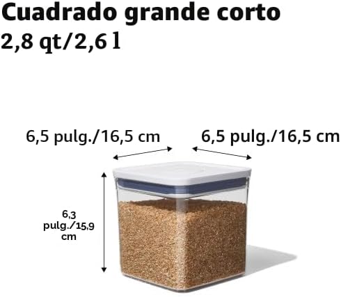 OXO Good Grips POP - Recipiente hermético para almacenamiento de al...