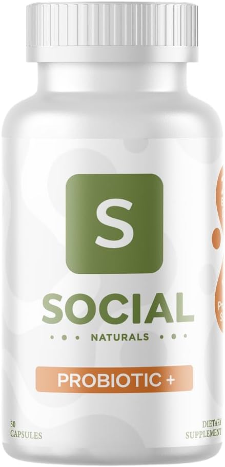 Social Naturals Probiótico diario | 20 mil millones de UFC | Multi-...