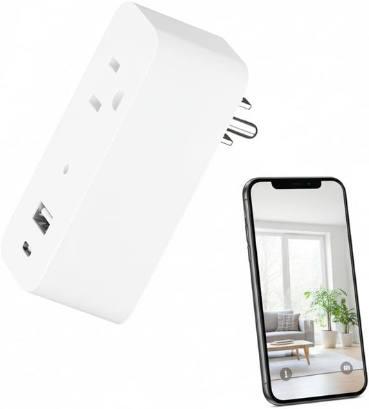 Enchufe inalámbrico de 1080p para cámara inteligente, compatible co...