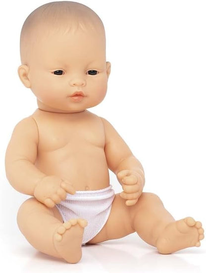 Muñeca de bebé recién nacida Miniland, anatómicamente correcta, 12....