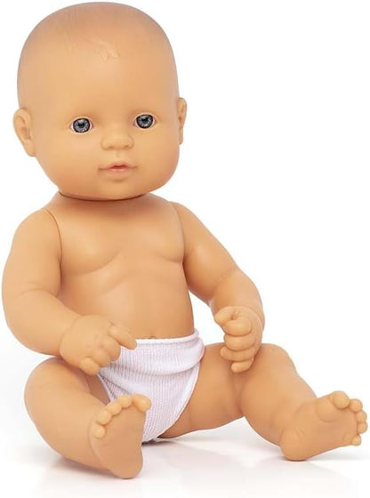 Muñeca de bebé recién nacida Miniland, anatómicamente correcta, 12....