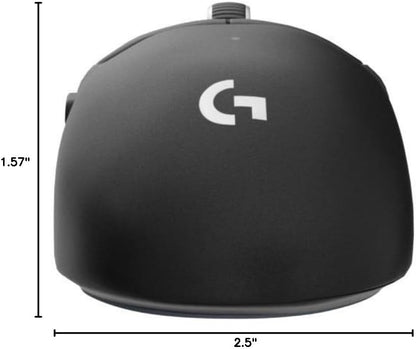 Logitech G PRO X Superlight 2 Ratón inalámbrico para juegos, 60g Pro-Grade con 5 botones programables, sensor 44k DPI, tasa de reporte de 8kHz, carga USB-C para PC/Mac - Negro