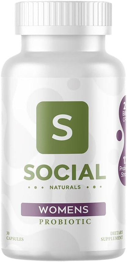 Social Naturals Probiótico para mujeres | 20 mil millones de UFC |...