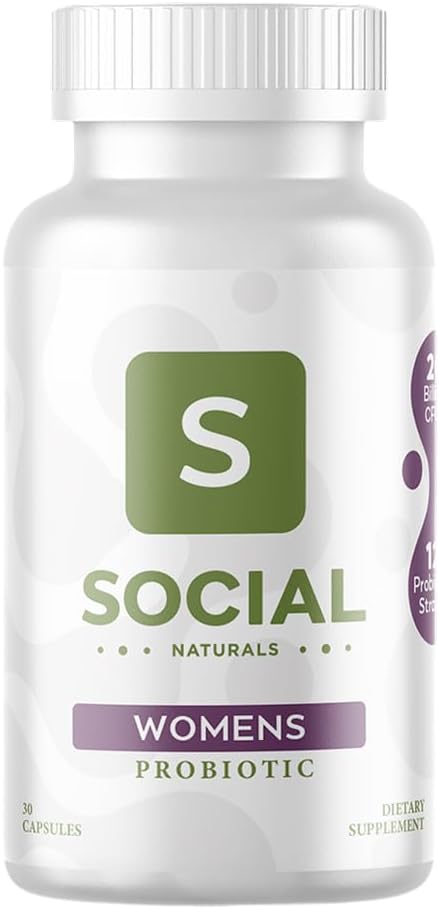 Social Naturals Probiótico para mujeres | 20 mil millones de UFC |...