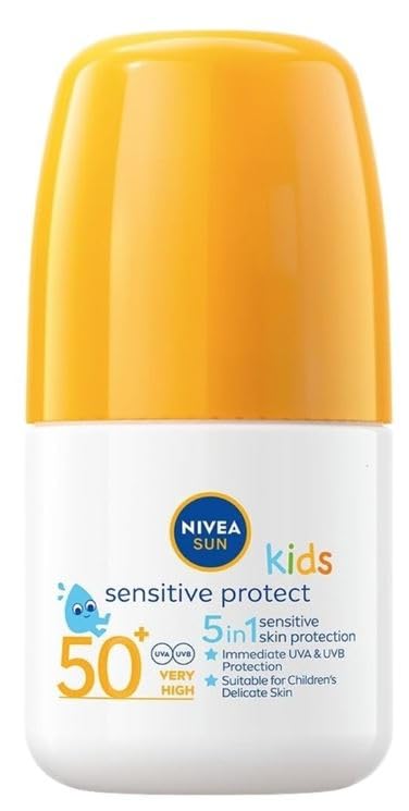 NIVEA Sun Gentle Loción para el cuidado corporal sensible enrollabl...