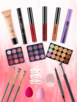 Kit de maquillaje para adolescentes, conjunto para mujeres, kits de maquillaje para festivales, juegos de maquillaje, regalo para adolescentes, niñas, regalo de viaje, juego de maquillaje de sombra de