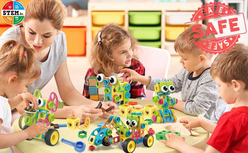 NXONE 195 piezas de juguetes educativos STEM para niños y