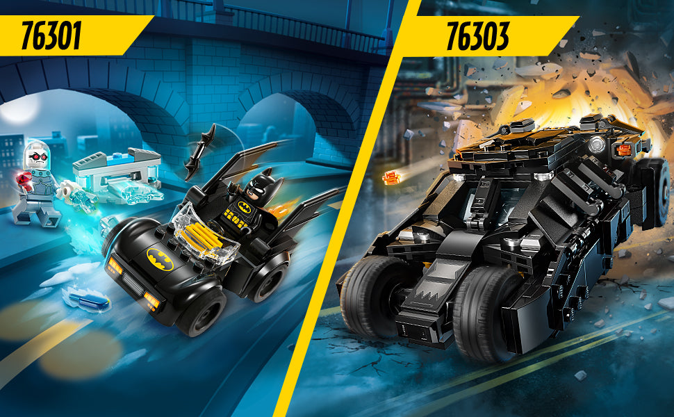 LEGO DC Batman Tumbler vs. Dos Caras y El Guasón Set de Construcción de Juguetes - Vehículo de Superhéroe Batmóvil de El Caballero de la Noche para Niños, Niños y Niñas, Edades 8+ - Idea de Regalo