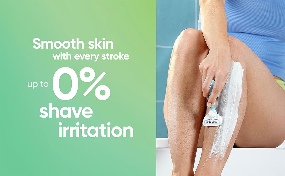 Gillette Venus Recambios de hoja de afeitar para mujer, Venus extra suave, 4 unidades y Venus Deluxe Smooth Sensitive 2 unidades, 6 repuestos totales
