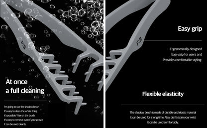 FORBEAUT Shadow - Cepillo de pelo para hombre, diseño curvado ventilado, hace que los hombres se sientan más cómodos, el cabello frontal añade volumen, expresión de textura, efecto ondulado