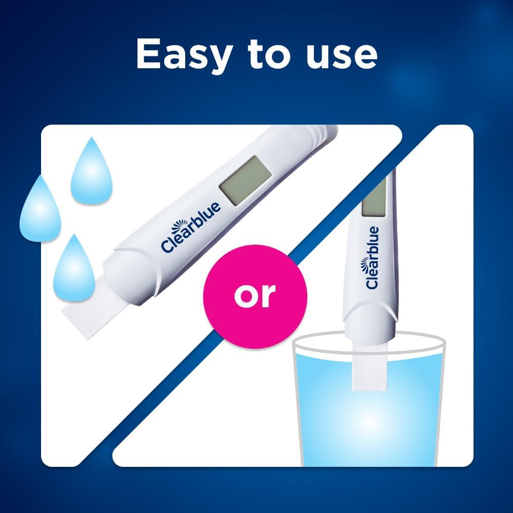 Clearblue Prueba de embarazo digital temprana, detección temprana e...