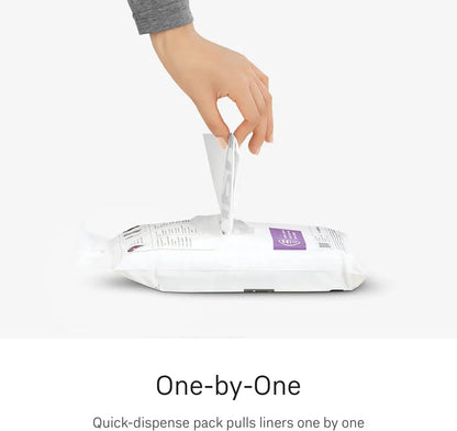 simplehuman Código M - Bolsas de basura con cordón de ajuste adapta...
