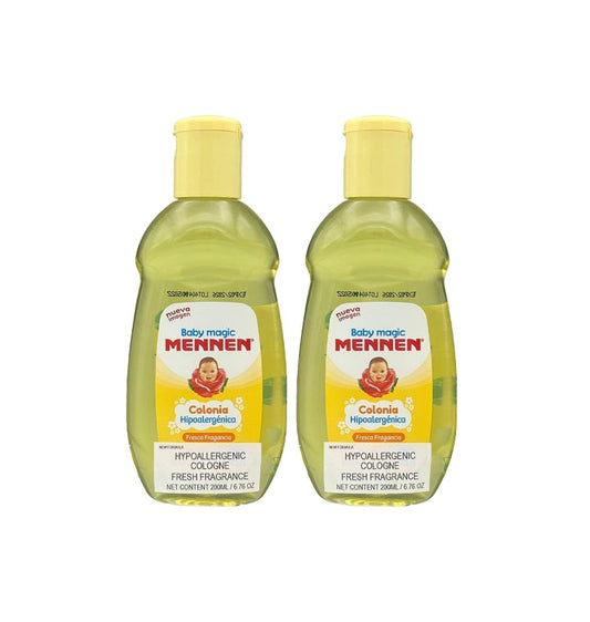 Baby Magic 2 Mennen Colonia 6.76 Fl Oz (2 Colonias Mennen Para Bebe 6.8 fl oz)