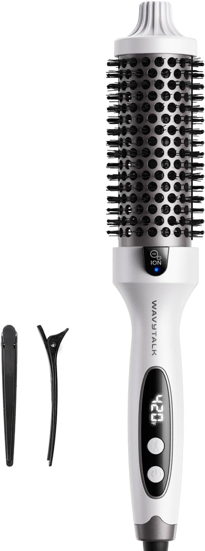 Wavytalk Cepillo Térmico Blowout Boost, Cepillo Redondo Calentado d...