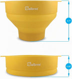 Salbree Tazón plegable de silicona para hacer palomitas de maíz par...