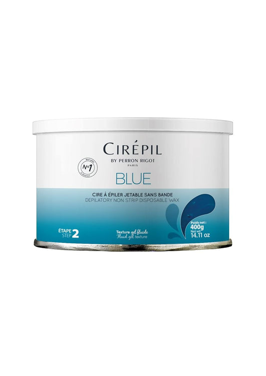 Cirepil - Azul - Lata de cera dura de 400g \/ 14.11 oz - Cera para...