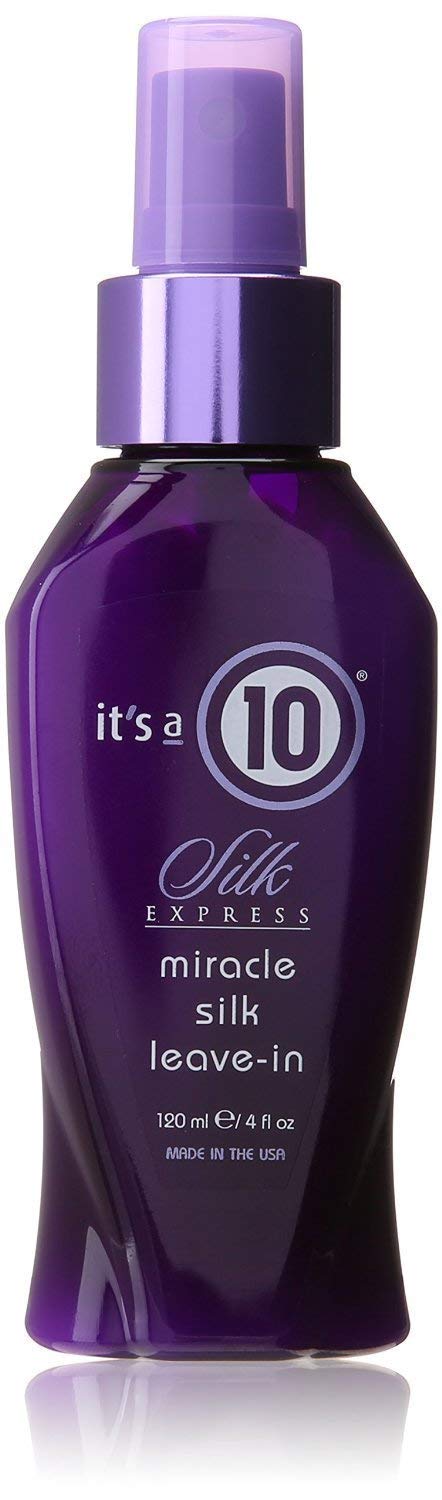 It's a 10 Haircare Silk Express Miracle Silk Leave-In, 4 onzas...