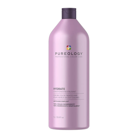Pureology Hydrate Conditioner - For Dry or Color Treated Hair, Nour...