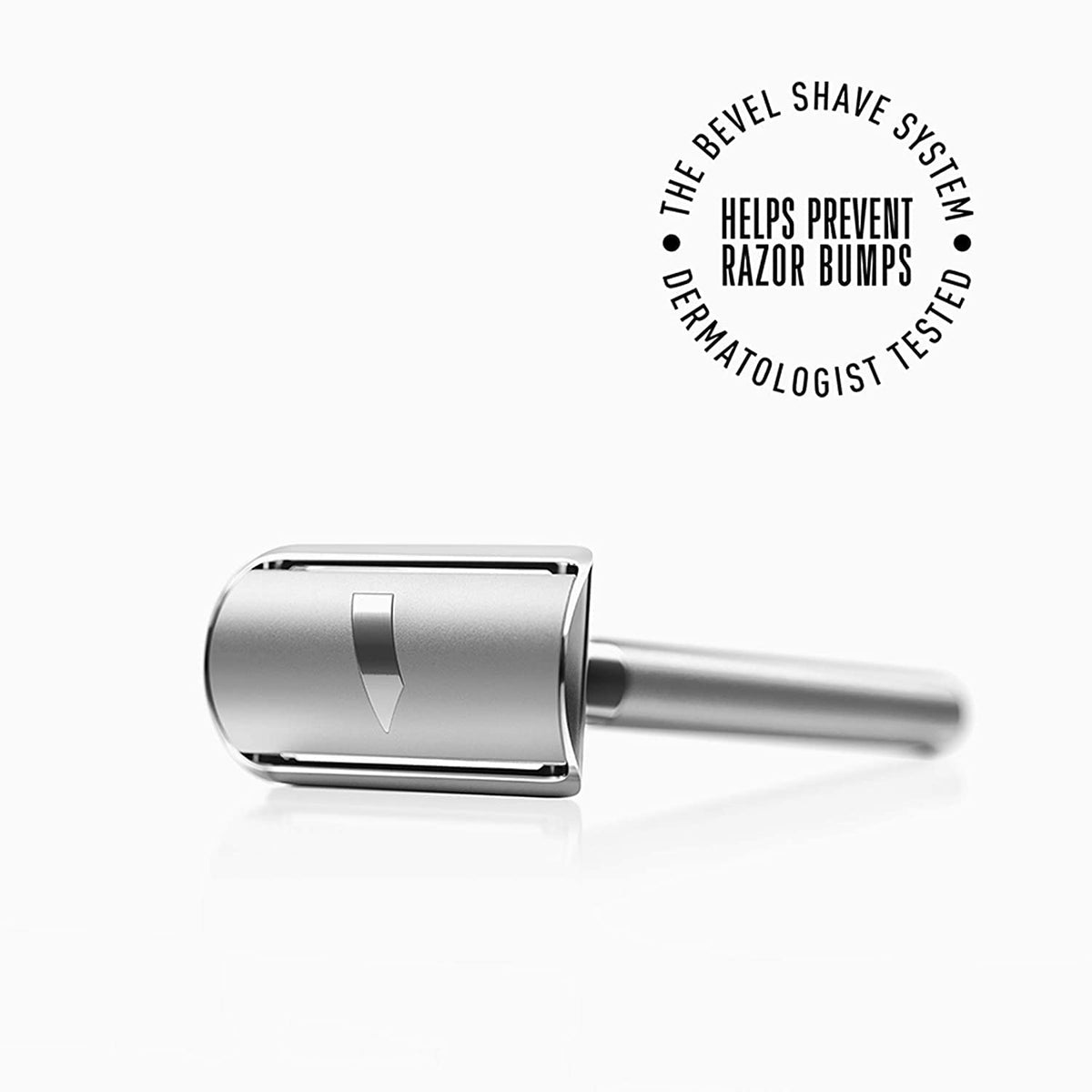 Bevel Maquinilla de afeitar de seguridad con mango con peso de lató...