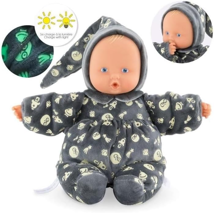 Corolle Mon Doudou Babipouce - Muñeca bebé que brilla en la oscurid...