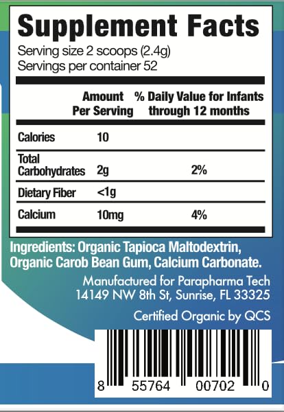 Gelmix Espesante infantil para leche materna y fórmula, tarro de 4....