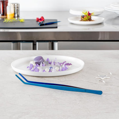 Restaurantware Perfect Point - Pinzas curvadas de 11.8 pulgadas, 1...