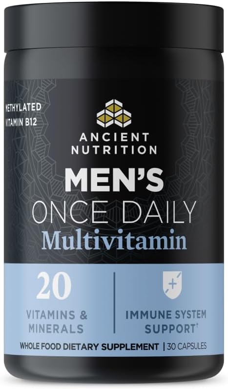 Ancient Nutrition Multivitamínico para hombres, Ancient Multi Suple...