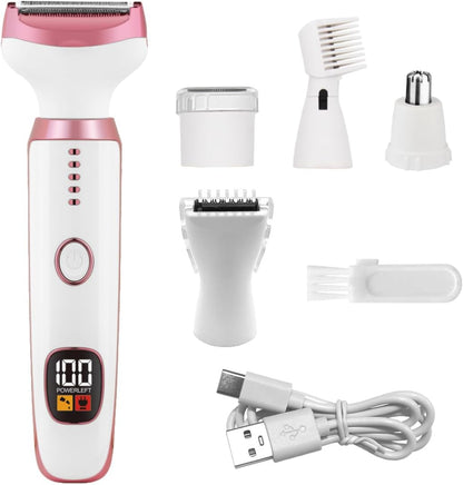 Maquinillas de afeitar eléctricas para mujer, recortadora de bikini...