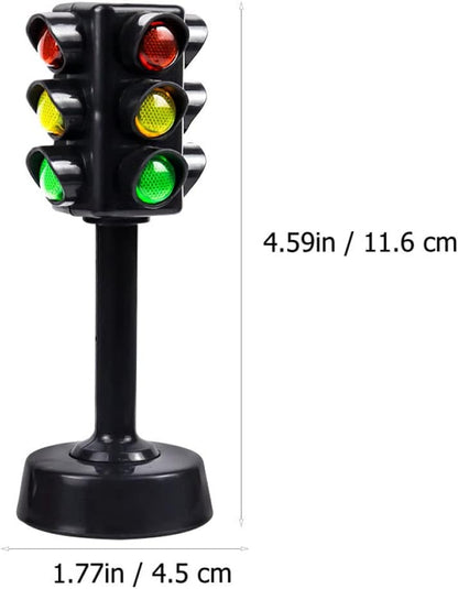 Juguetes de semáforo para niños Modelo de señal de tráfico para educación temprana Mini lámpara roja verde juego de luz