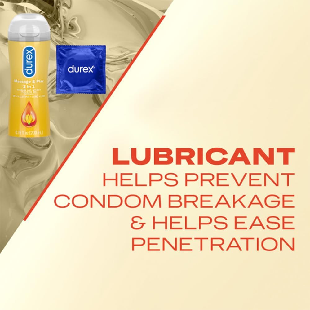 Durex Lubricante a base de agua para sexo, lubricante personal Ylan...