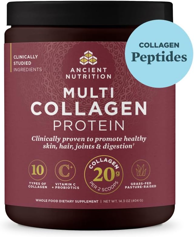 Ancient Nutrition - Péptidos de colágeno en polvo, proteína multi-c...