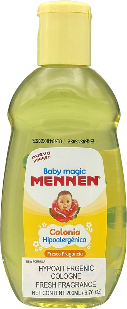 Baby Magic 2 Mennen Colonia 6.76 Fl Oz (2 Colonias Mennen Para Bebe 6.8 fl oz)