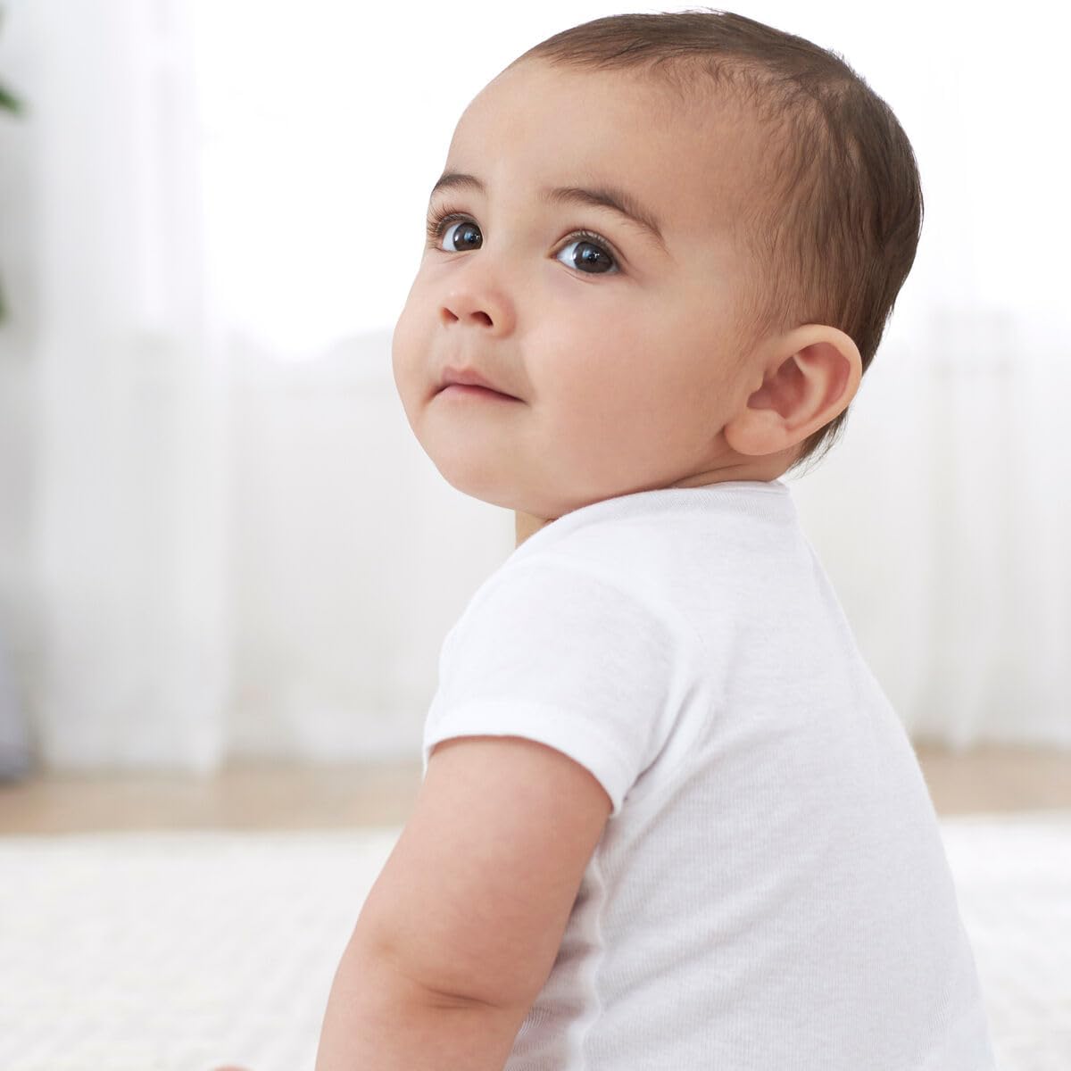 Gerber Mamelucos Bodies unisex de manga corta para bebé, paquete de 8