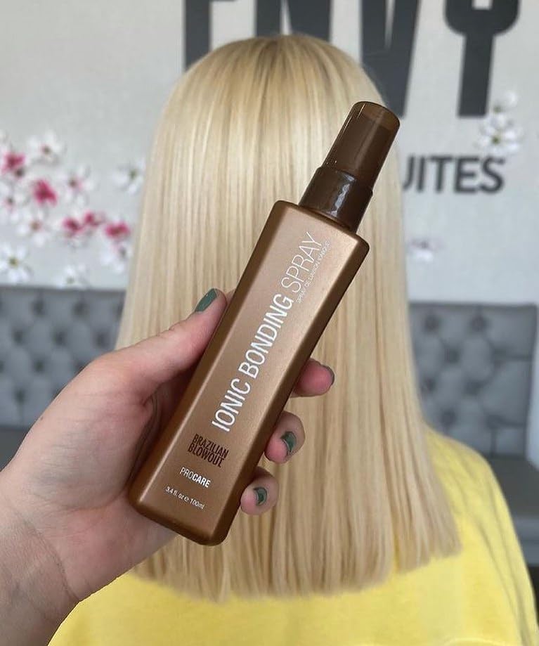 Brazilian Blowout Spray de unión iónico 3.4 fl oz | Helps Extend Sm...