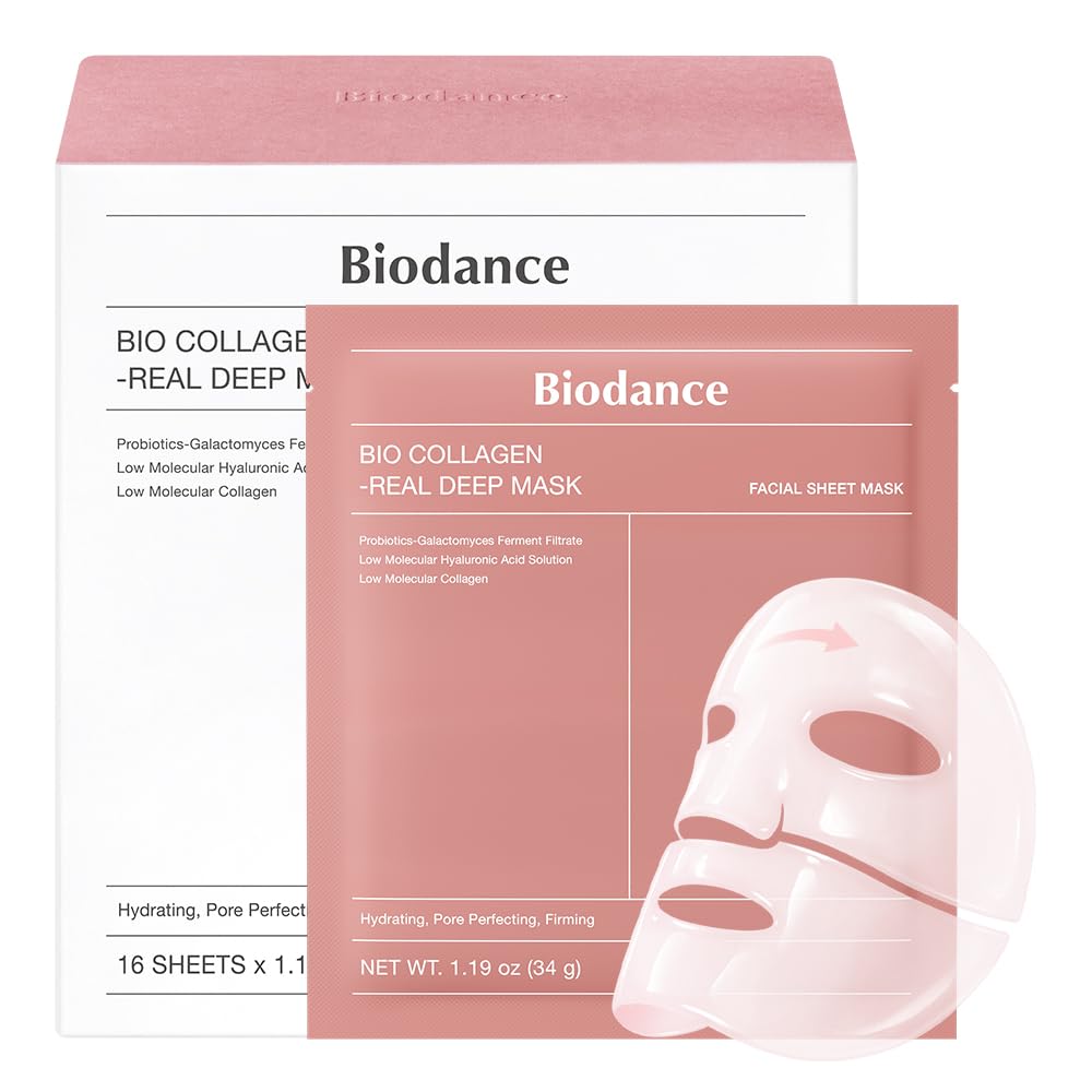 BIODANCE Máscara profunda real de bio-colágeno, mascarilla facial d...