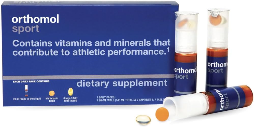 Orthomol Suplemento nutricional deportivo con vitaminas A, C, D y E...