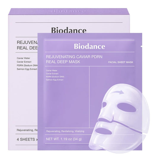 BIODANCE Mascarilla profunda de caviar rejuvenecedor PDRN, mascaril...